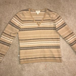 100% cashmere 2 ply Charter Club sweater